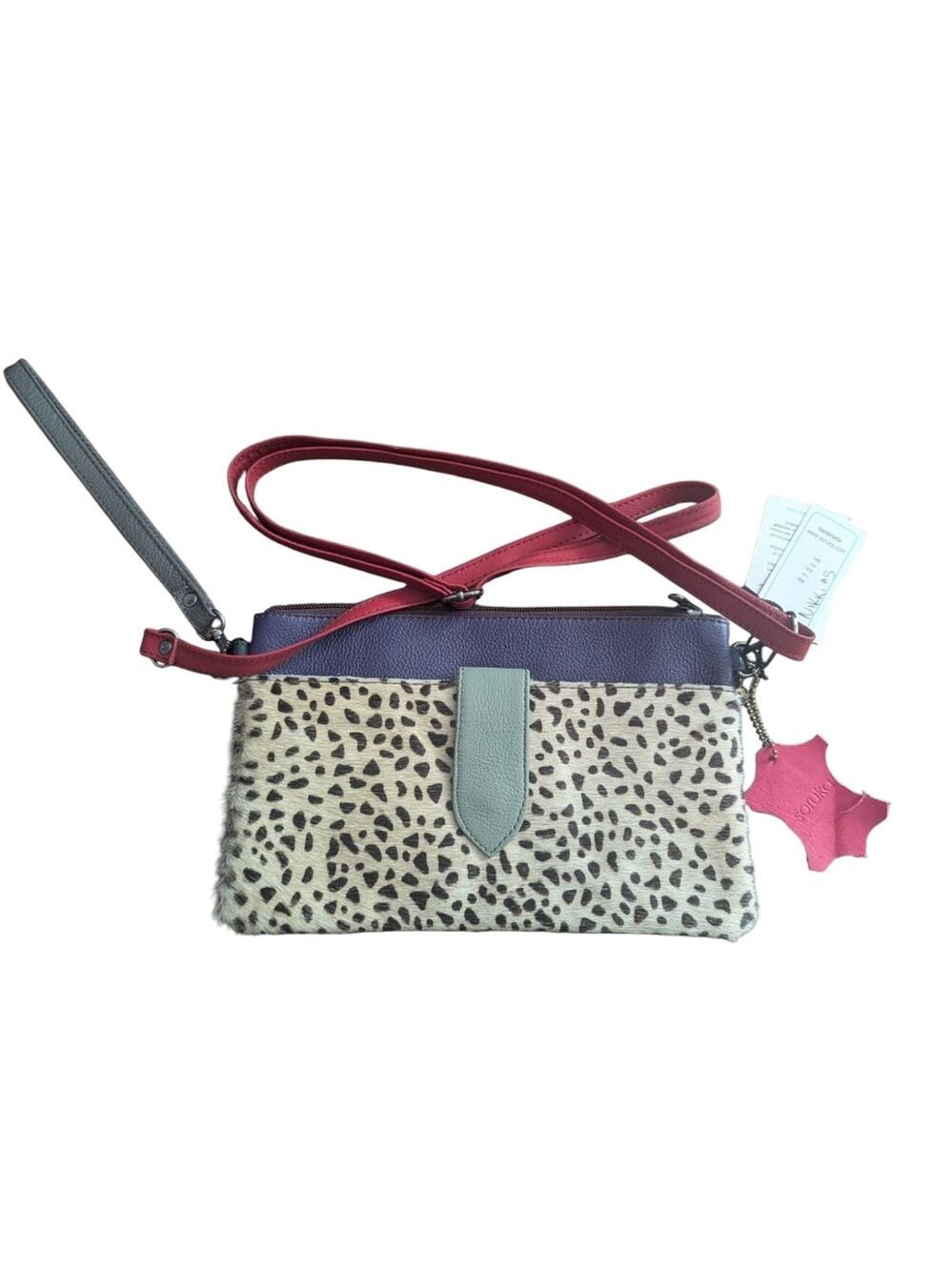 Soruka Nikki Convertible Colour Block Crossbody Bag/ Clutch